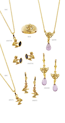 Engelschmuck Gold und Silber
