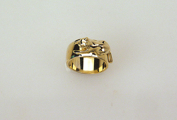 Katzenschmuck Gold