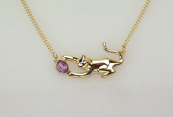 Katzenschmuck Gold