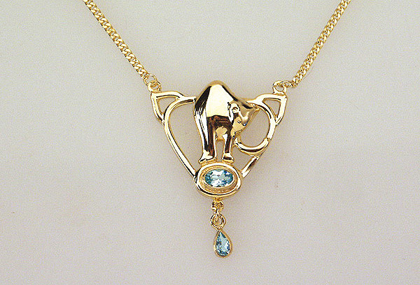 Katzenschmuck Gold