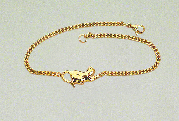 Katzenschmuck Gold