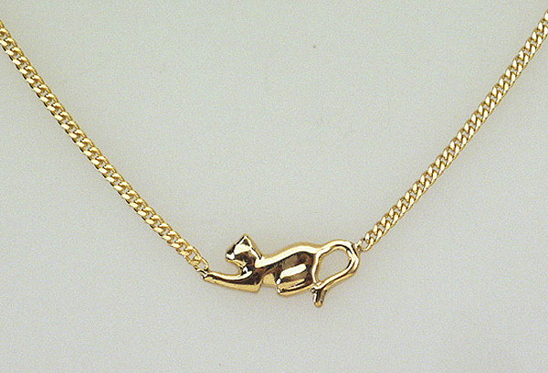 Katzenschmuck Gold