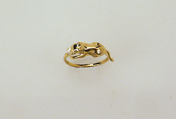Katzenschmuck Gold