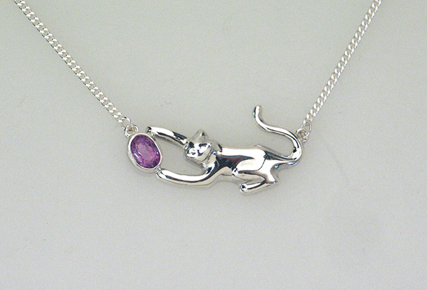 Katzenschmuck Silber