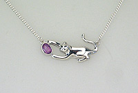 Katzenschmuck Silber