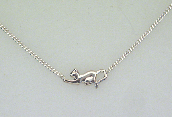 Katzenschmuck Silber